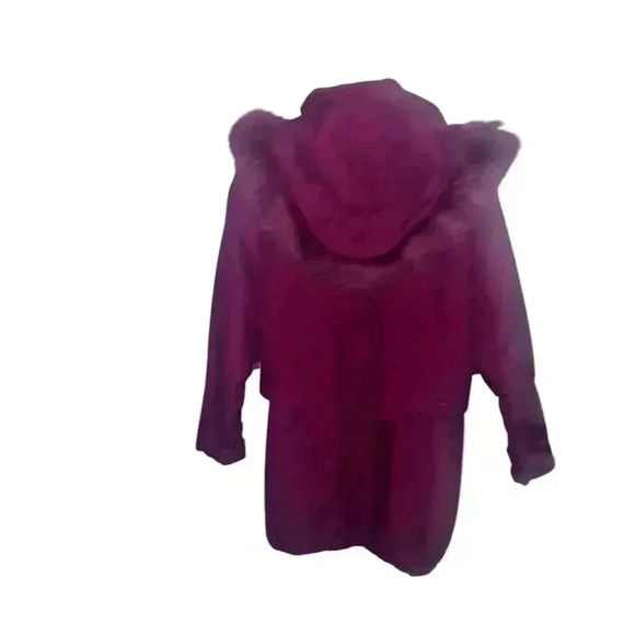 BERNARDO red winter jacket sz xs Comfy Gorpcore Button Long Sleeve - Picture 2 of 5